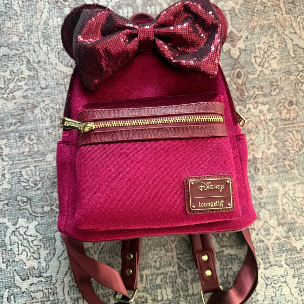 Loungefly Red Backpack with Bow